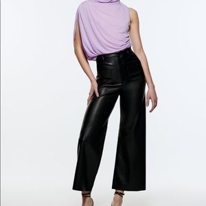 Faux Leather ZARA Pants